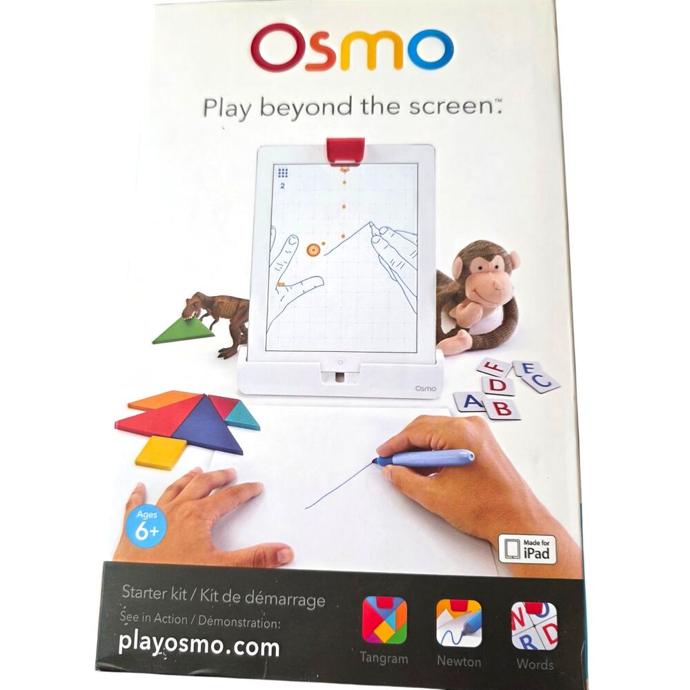Osmo Starter Kit for Apple IPAD with Tangram  Newton & Word Tiles NEW